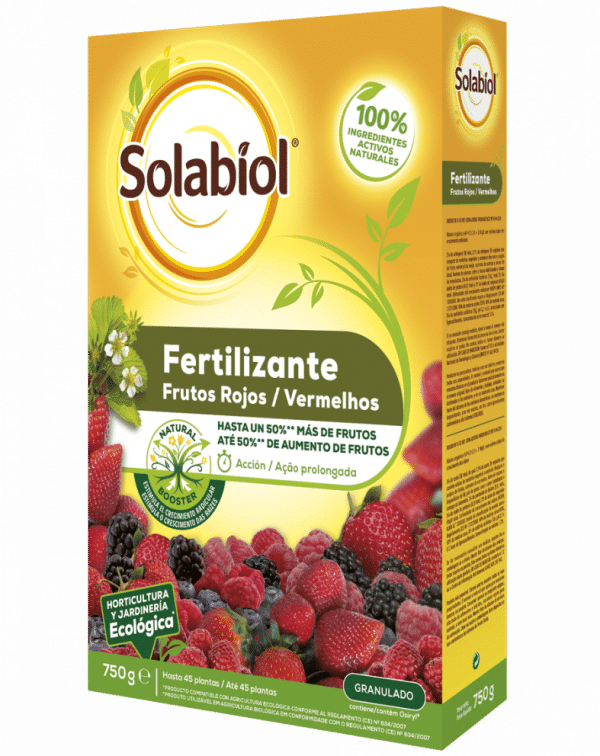 SOLABIOL Fertilizante completo para frutos rojos y berries.