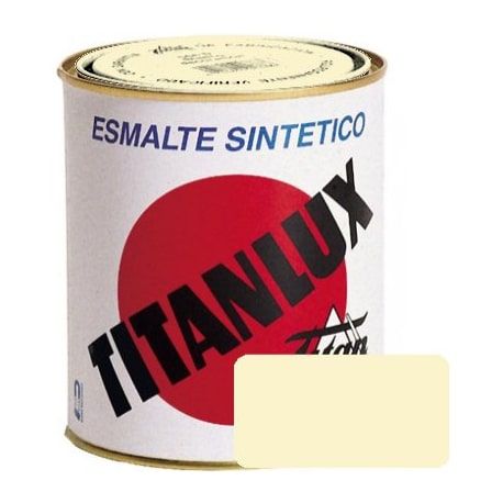 TITANLUX ESMALTE SINTÉTICO MARFIL 750ml