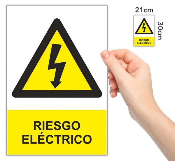 SEÑAL RIESGO ELECTRICO 21X30 RD 30007