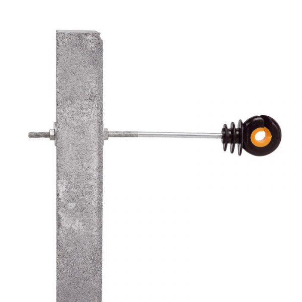 Aislador separador para poste metálico 20cm